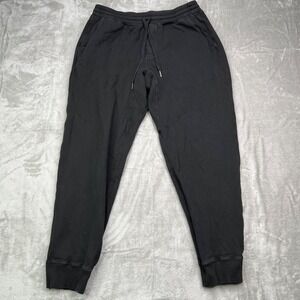 Tom Ford Joggers Mens 56 Black Cotton Made in Italy Luxury Tapered Sweatpants